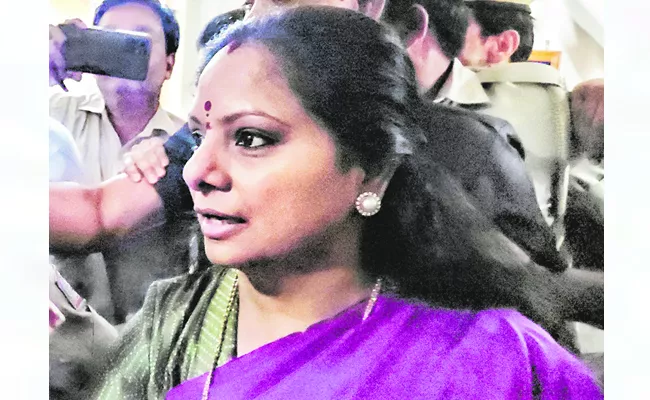 BRS Leader K Kavitha ED Custody Extended Till 26 March - Sakshi