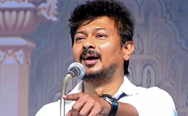 Udhayanidhi Stalin Counter To BJP Over Nepotism Barb - Sakshi