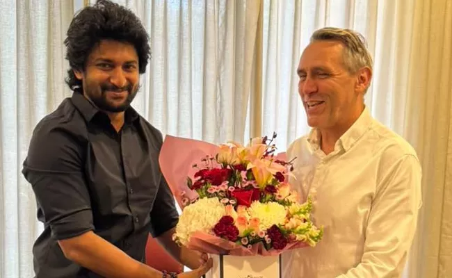 British Deputy Commissioner Met Tollywood Hero Nani - Sakshi