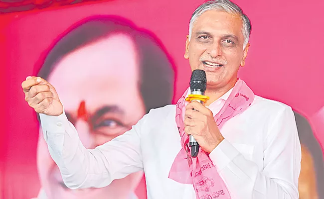 Former Minister Harish Rao slams BJPs attitude - Sakshi