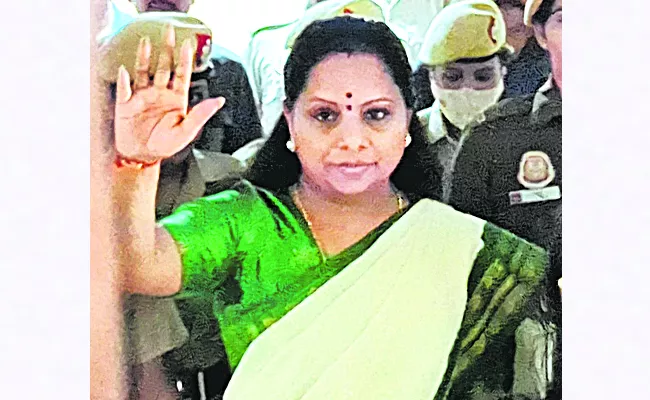 No relief for K Kavitha as Delhi court sends her to judicial custody until April 9 - Sakshi