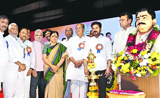 CM Revanth participate in Former Speaker Sripada Rao Jayanthi Celebrations - Sakshi