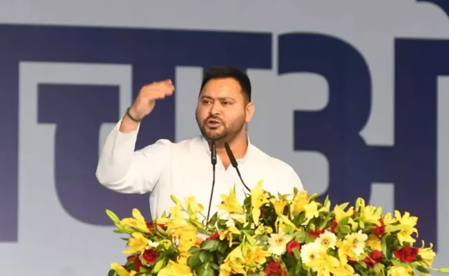 Modi Guarantee Like Chinese Goods Says Tejashwi Yadav - Sakshi