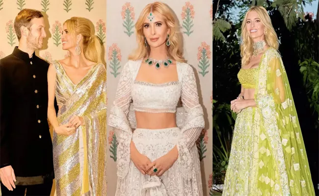 Ivanka Trump Photos From Anant Radhikas Pre Wedding Festivities - Sakshi