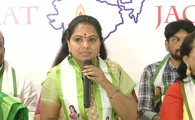 MLC Kavitha Political Counter To Modi And Revanth Reddy - Sakshi