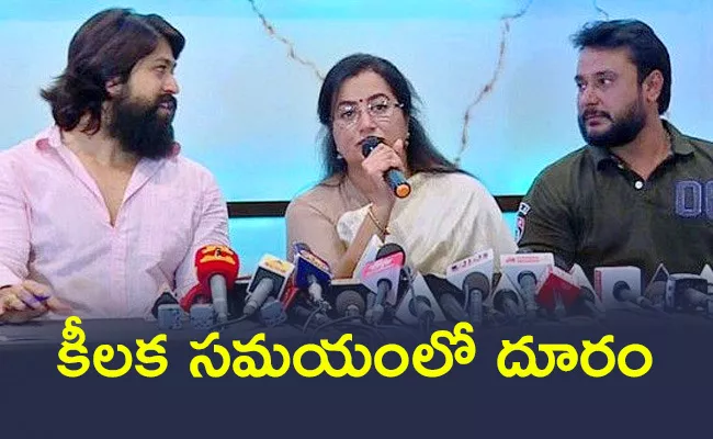 Sumalatha Comments On Yash Election Campaign - Sakshi