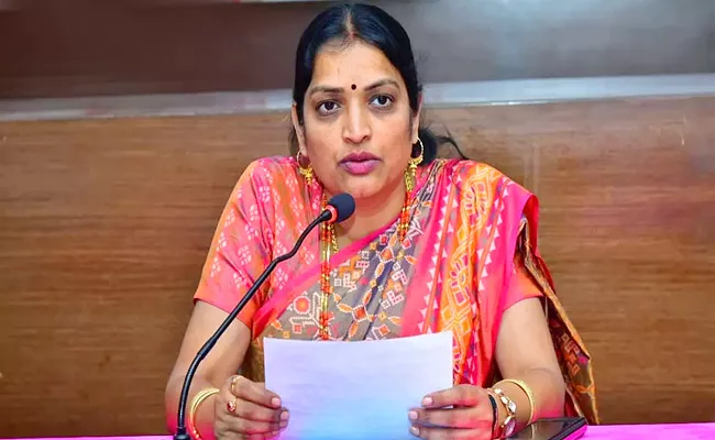 Minister Usha Sri Charan Comments On Chandrababu - Sakshi