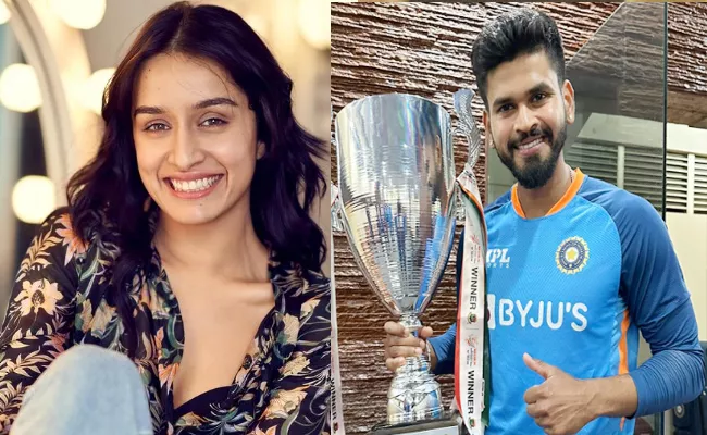 Shreyas Iyer Shraddha Kapoor Dating Rumors Speculating On Social Media - Sakshi