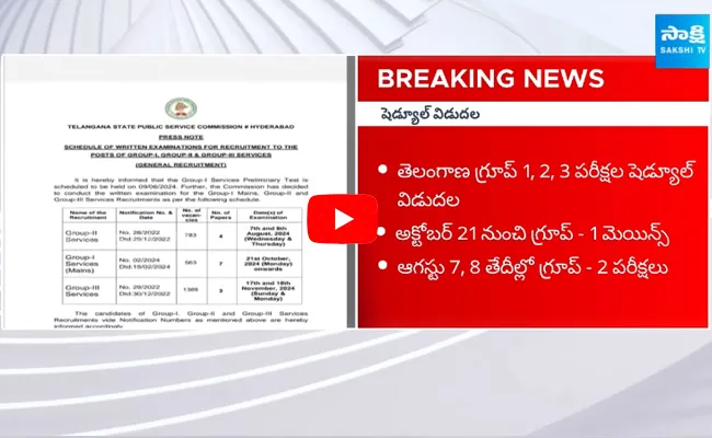 TSPSC Announced Group 1 2 3 Exam Dates Check Full Details