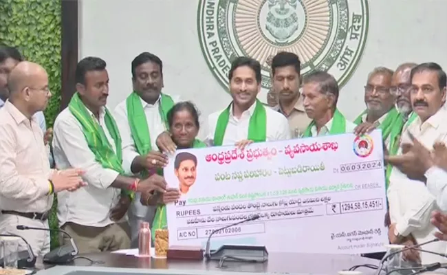 Cm Jagan: Input Subsidy Release Program Updates - Sakshi