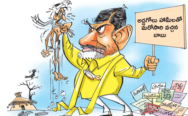 Analysts criticises Babu manifesto as full of lies - Sakshi