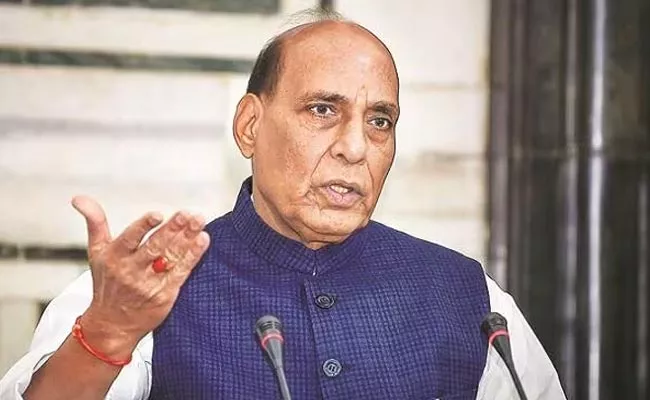 If Anyone Challenges India: Rajnath Singh warns China amid border row - Sakshi