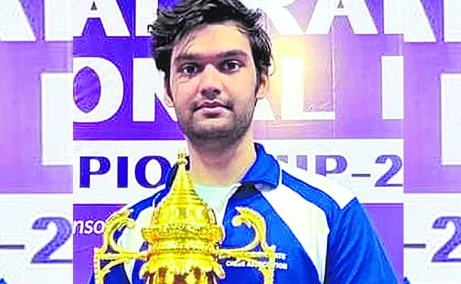 Grandmaster Raja Rithvik won the second medal - Sakshi