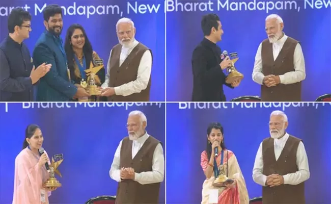 PMModi Presents First Ever National Creators Award in 20 categories - Sakshi