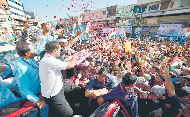 Bharat Jodo Nyay Yatra: Rahul Gandhi slams Modi startup India - Sakshi