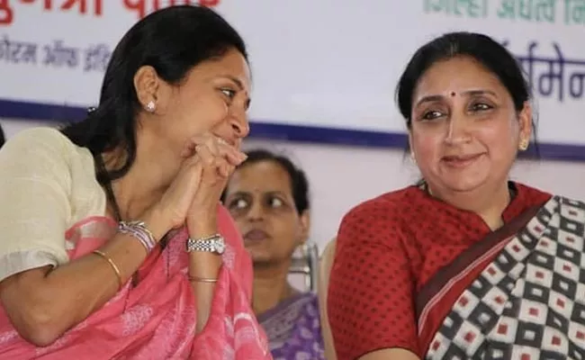 Supriya Sule doing BJPs Dirty Politics Over Fielding Sunetra Pawar baramati - Sakshi