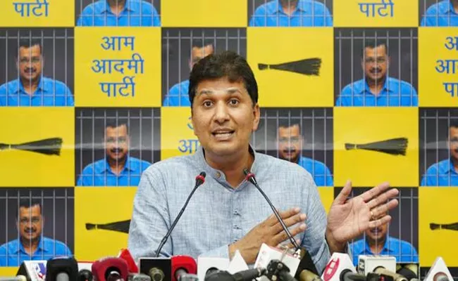 Bjp Uses Ed,cbi Aap Leader Saurabh Bhardwaj Slams - Sakshi