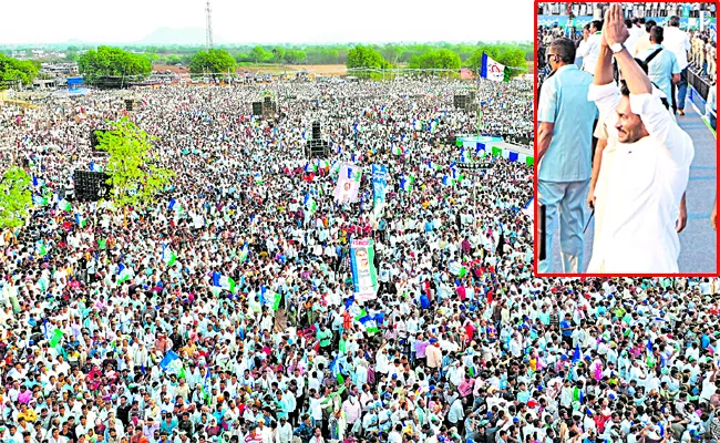 CM YS Jagan Memantha Siddham Bus Yatra in Prakasam district - Sakshi