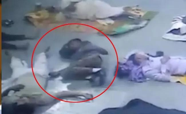 Video: Lie Down Steal, Repeat. Meet Mathura Station Sleeping Thief - Sakshi