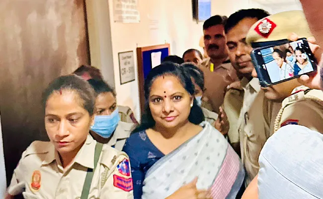 MLC Kavitha Files Petition At Delhi Special Court Against CBI Arrest - Sakshi