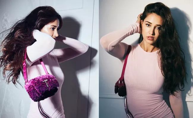 Disha Patani in a Stunning Pastel Pink Mini Dress, Do You Know Cost? - Sakshi