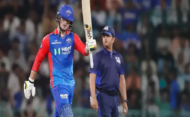 Jake Fraser-McGurk scores fifty on debut against Lucknow Super Giants - Sakshi