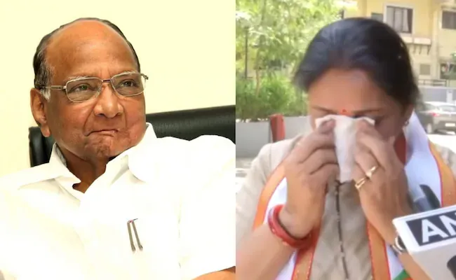 Sunetra Pawar Gets Emotional On Sharad Pawar's Remark - Sakshi