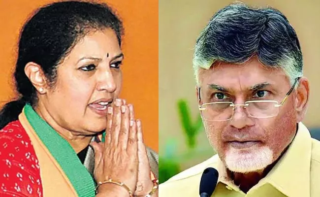 Daggubati Purandeswari always support to tdp and chandrababu - Sakshi