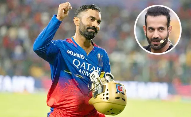 Dinesh Karthik in Indias T20 World Cup squad? Irfan Pathan laughs it off - Sakshi