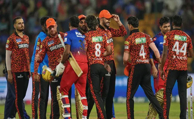 Most runs in IPl match ever as Hyderabad beat Bengaluru - Sakshi