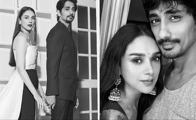 Aditi Rao Hydari wishes Siddharth on birthday - Sakshi