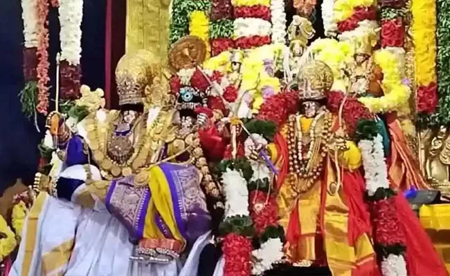 Election Commission Grants Permission For Bhadrachalam Seetharamula Kalyanam Live Telecast - Sakshi