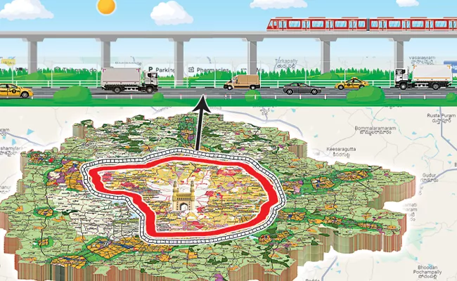 Outer Ring Rail Survey Shuru - Sakshi