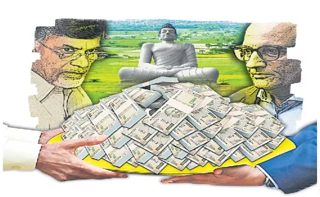 Chandrababu in AP and Eswaran in Singapore are partners in Amaravati land grabbing - Sakshi