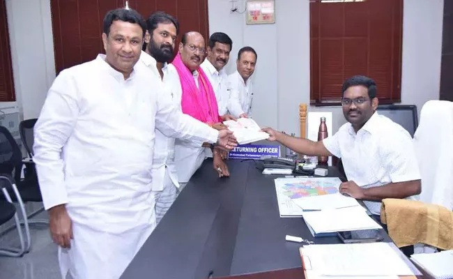 Telangana MP Candidates Submit Their Nomination Forms  - Sakshi