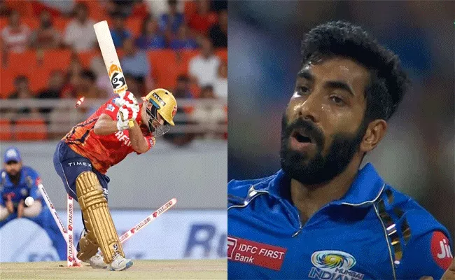 Jasprit Bumrah Bamboozles Punjab Kings Batter With Perfect Delivery - Sakshi