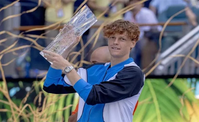 Jannik Sinner Tops Grigor Dimitrov For Miami Open Title - Sakshi