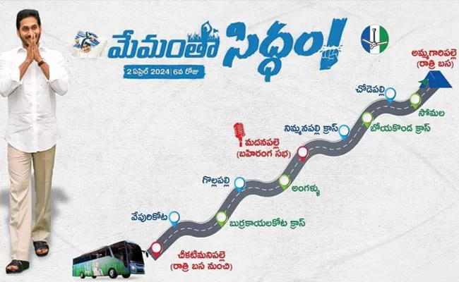 Memantha Siddham Day 6 Highlights: CM Jagan Bus Yatra Updates - Sakshi