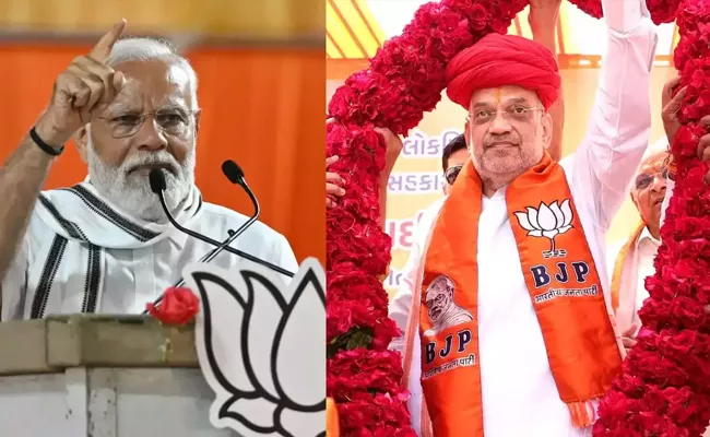 PM Modi, Amit Shah among 40 BJP star campaigners for Odisha - Sakshi