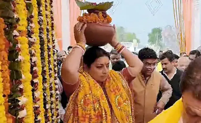 Smriti Irani Fulfils Promise Now Resident Voter From Amethi - Sakshi