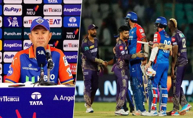 Ricky Ponting Fumes At Delhi Capitals Stars After Loss vs KKR - Sakshi