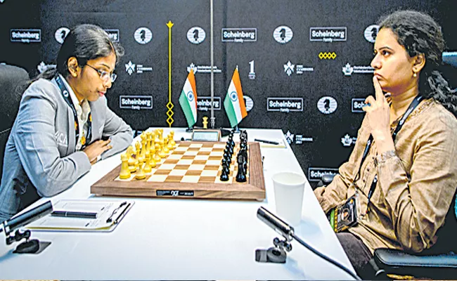 Hampis first game was Draw - Sakshi