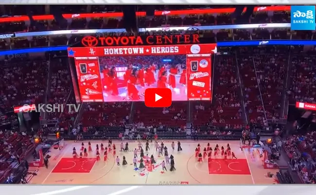 Guntur Kaaram Kurchi Madathapetti Song Played at NBA Games Halftime