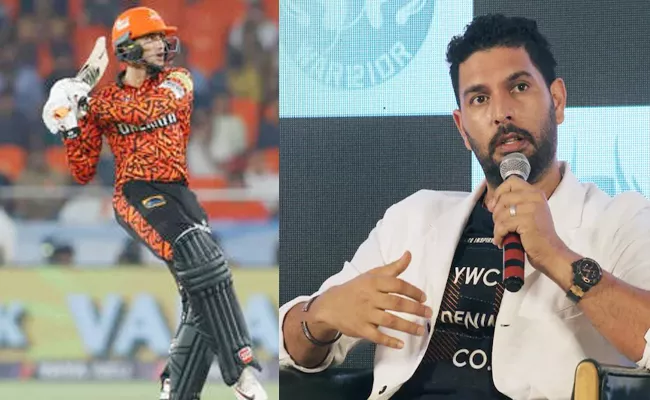 Yuvraj Singh Again Scolds Abhishek Sharma To Get Out On Bad Shot Viral - Sakshi