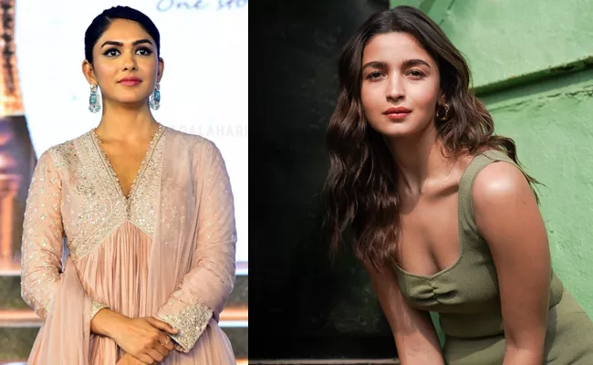 Alia Bhatt And Mrunal Thakur Who Will Get This Film Chance - Sakshi