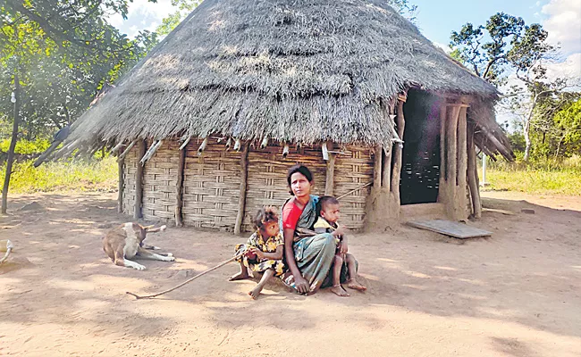 Chenchus Leaves In Nagarkurnool Forest  - Sakshi