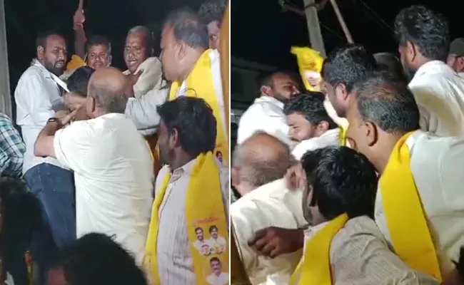 Tdp Leaders Insulted Janasena Leaders In Bheemili