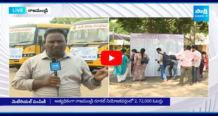 1577 Polling Stations In Rajahmundry 