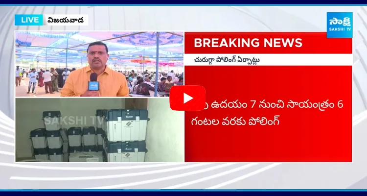 Election Commission Arrangements For Polling In Vijayawada