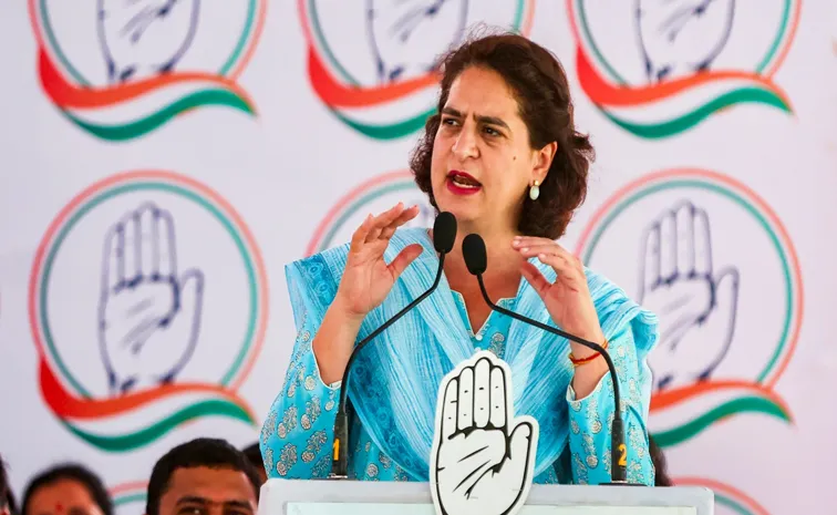 Lok Sabha Election 2024: Priyanka Gandhi attacks PM Modi in Nandurbar